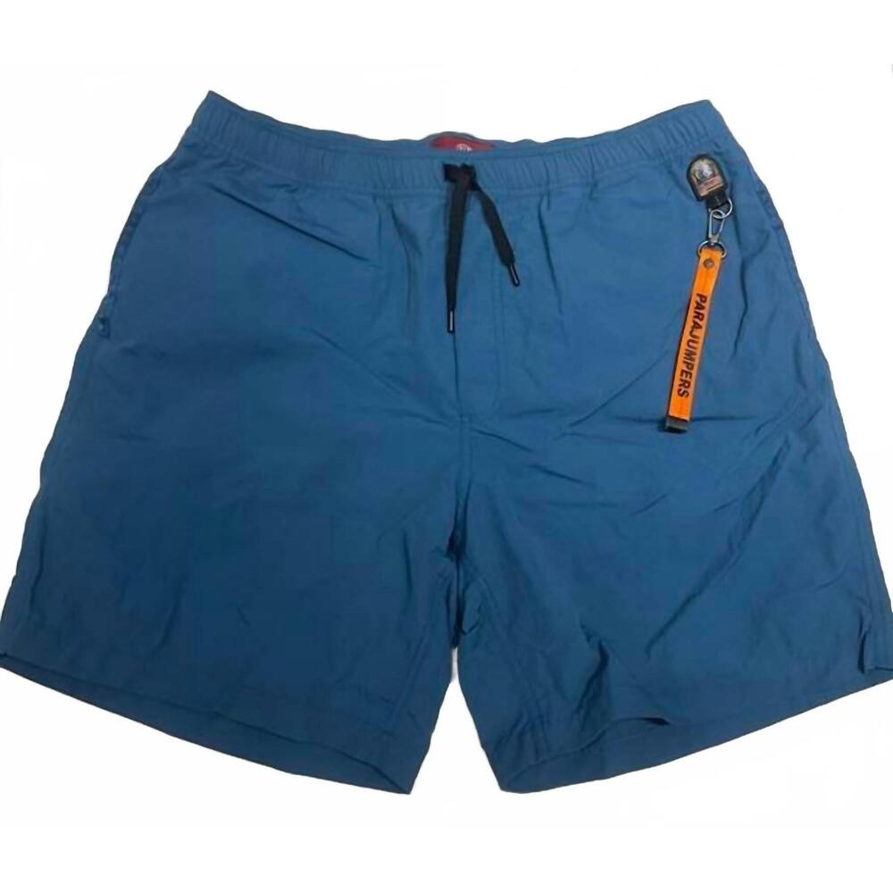 NEW PARAJUMPERS men's mitch shorts in blue